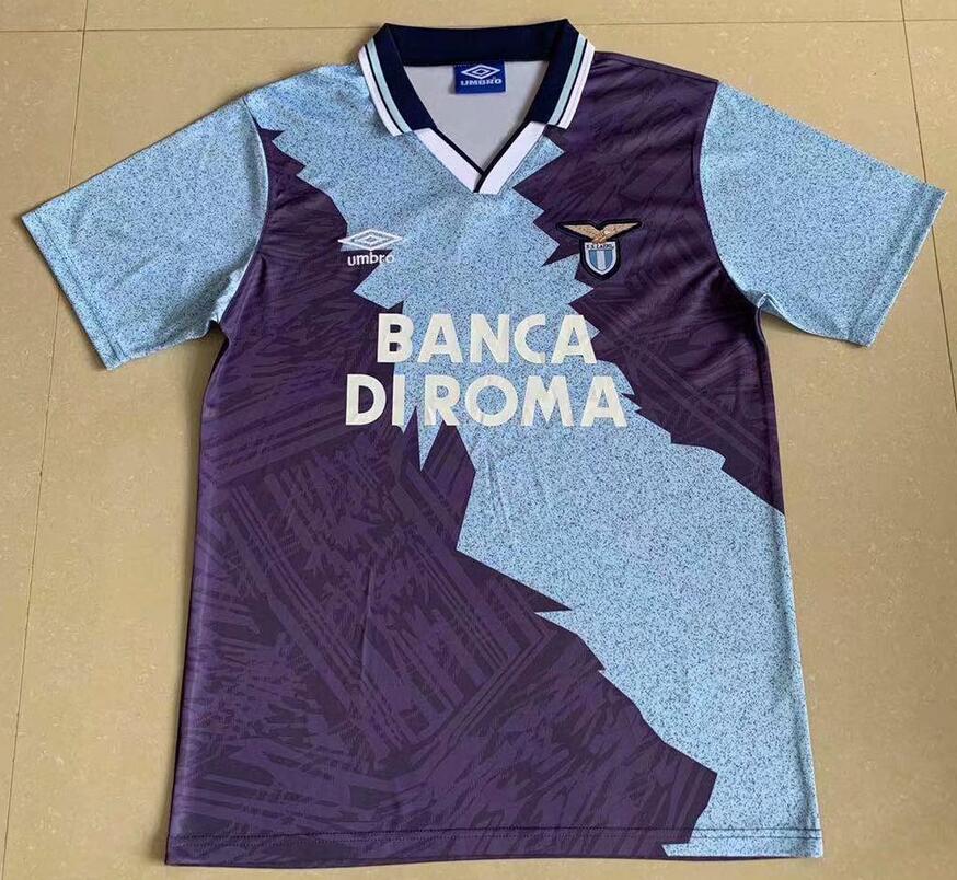 1995 SSC Lazio Retro Away Kit Soccer Jersey